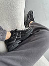 Кросівки чоловічі чорні Asics Gel-1130 Total Black (15826), фото 3