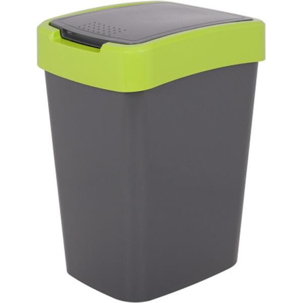 Відро Алеана Євро для сміття з кришкою 10л пластик (122066), фото 1