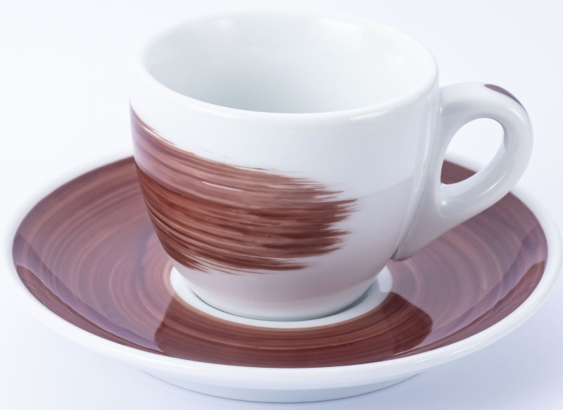 Блюдце Ancap Roma Millecolor Hand Painted d12 см порцеляна (34408 Brown), фото 1