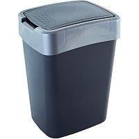 Відро Алеана Євро для сміття з кришкою 45л пластик (123068), фото 1