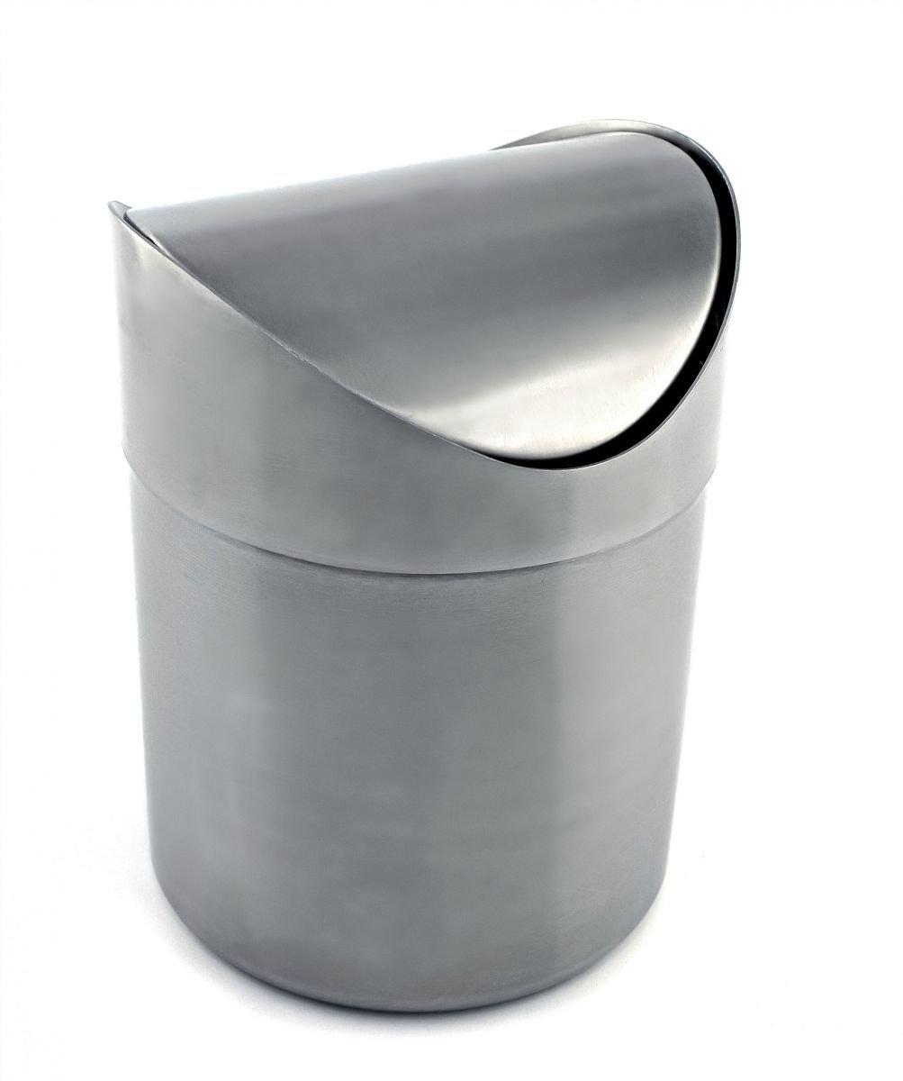 Відерце для сміття настільне One Chef 1,4 л d12 см h16 см неіржавка сталь (224109), фото 1