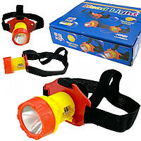 Ліхтарик із гумкою на голову 24 шт.