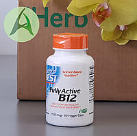 Doctor's Best, активный витамин B12, 1500 мкг, 60 капсул