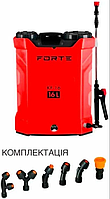 Обприскувач Forte KF 16 л на акамуляторі електричний обрискувач оприскувач потужний для дерев саду городу