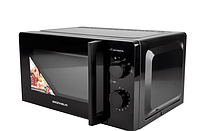 Мікрохвильова піч Grunhelm 20MX708 чорна потужна мікрохвильовка мікроволновка якісна настільна