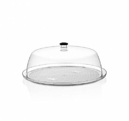 Кришка для підносу GastroPlast d35 см полікарбонат (GF-0013BL), фото 1