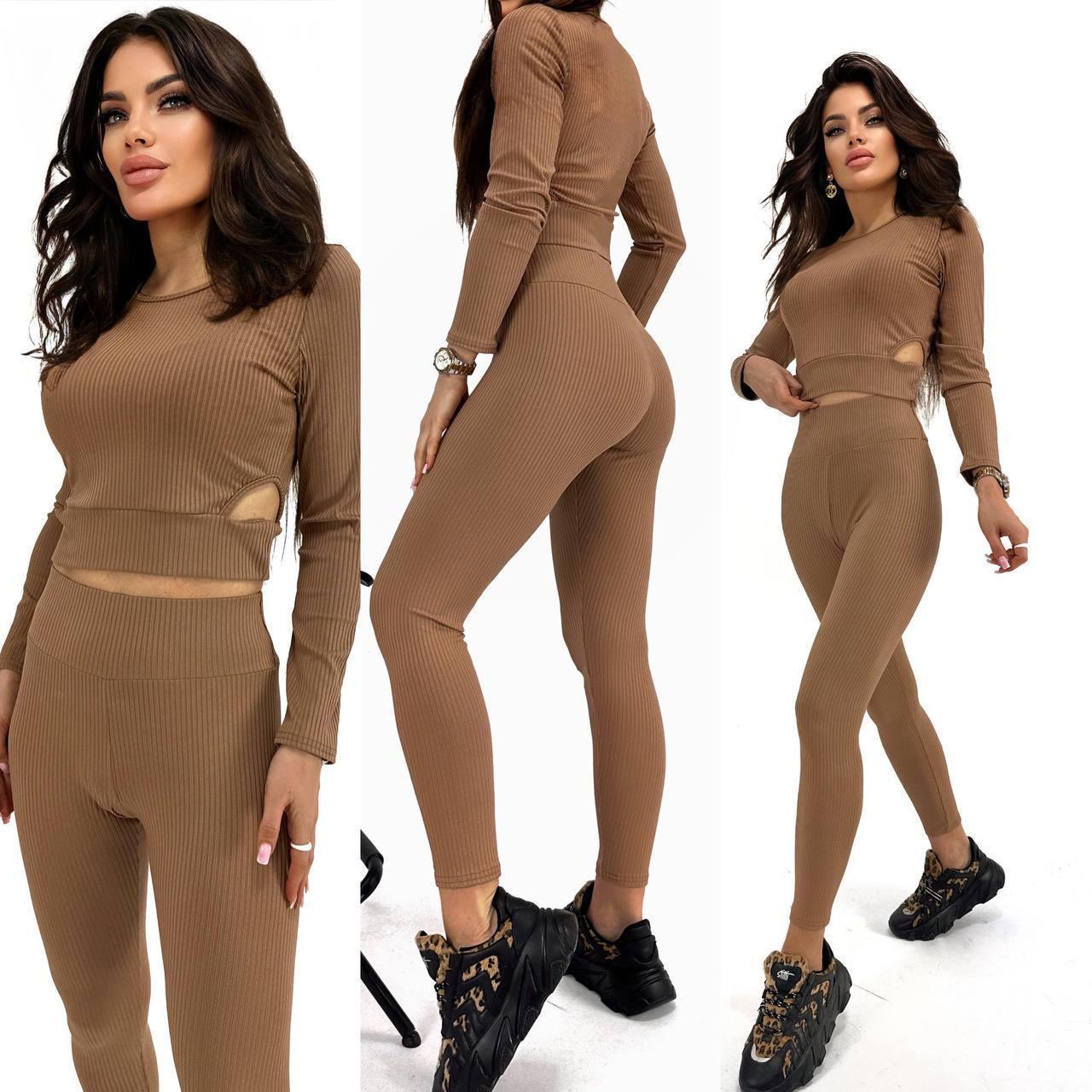 Жіночий костюм топ і лосини, фото 1