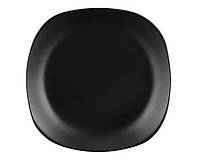 Тарілка десертна Ardesto Molize чорна 20х20 см кераміка (AR2919MB	)
