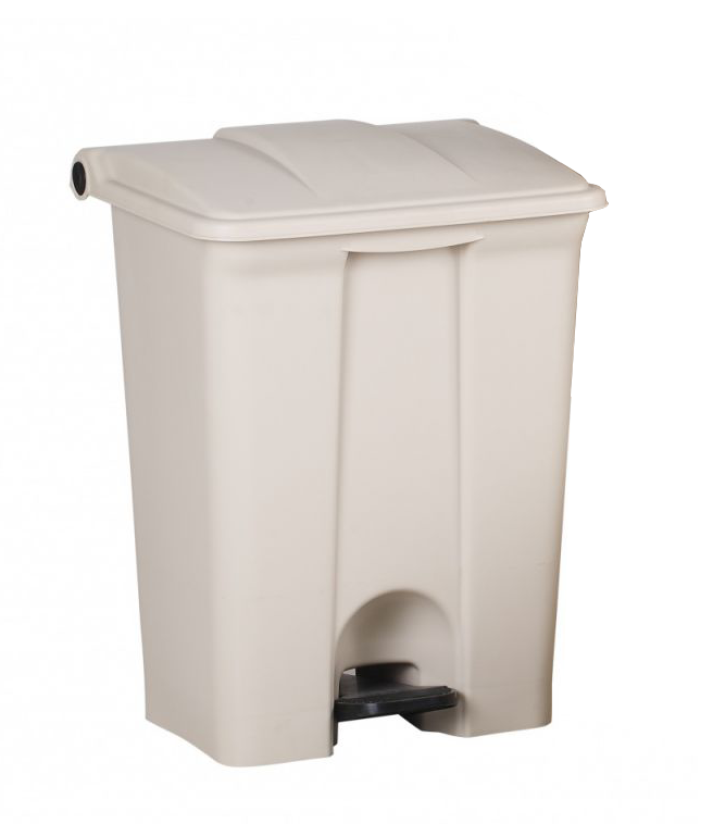 Контейнер для відходів з педаллю One Chef Step-On з кришкою 68л 50х40 см h67 см поліпропілен (CPT68W), фото 1