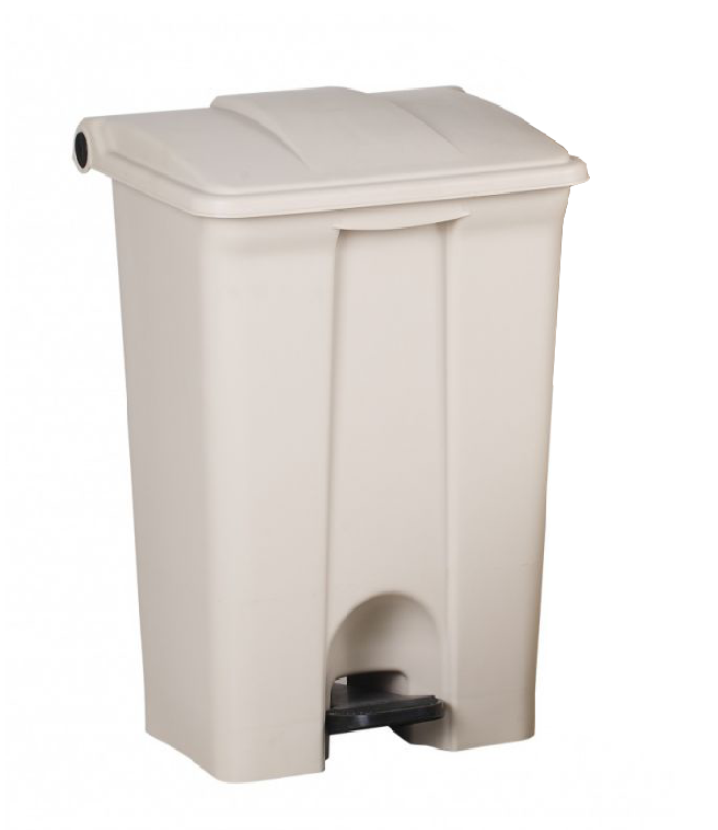 Контейнер для відходів з педаллю One Chef Step-On з кришкою 87л 50х40 см h83 см поліпропілен (CPT87W), фото 1