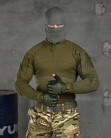 Тактическая рубашка олива ubacs ВСУ весна лето, Демисезонная одежда для военных боевой армейский убакс Oliva