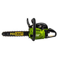 Бензопила Procraft K450 (2 цепи + 2 шины 40 и 45 см в комплекте) бензопила для дома, пила на бензине