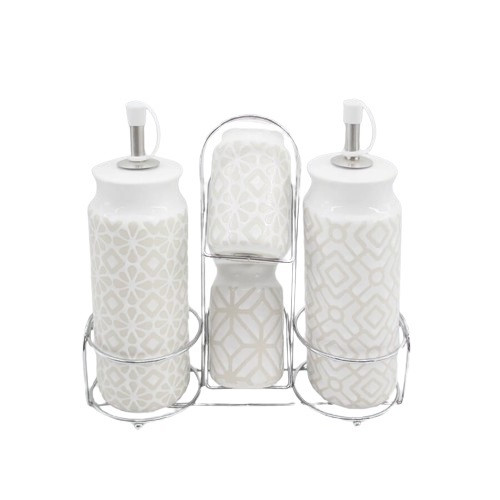 Набір для спецій Maestro Pattern 5 предметів кераміка (20033-04S MR), фото 1