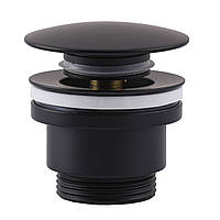 Донний клапан Globus Lux HG15-04A-10-BR (Click-clack) латунь, черний