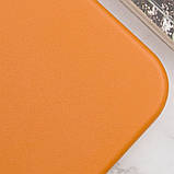Шкіряний чохол Leather Case (AAA) with MagSafe and Animation для Apple iPhone 14 Pro (6.1") Golden Brown, фото 4