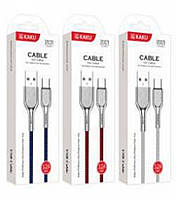 Сетевой зарядный кабель USB-MicroUSB KAKU SC-128 Abspicious Line Series 1.2м. 3.2А для мобильных устройств p
