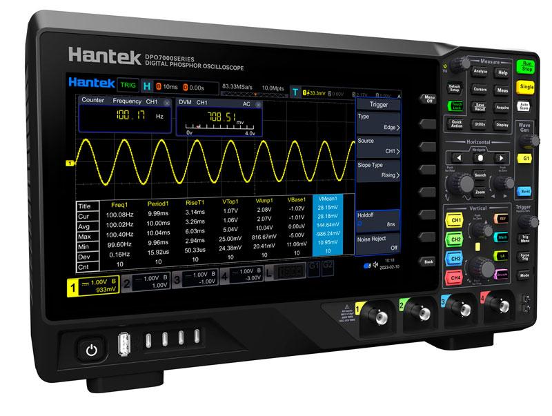 Hantek DPO7354E осцилограф 4 х 350МГц, +16CH логічний аналізатор, +AWG генератор, виборка: 2ГВ/с, пам'ять:
