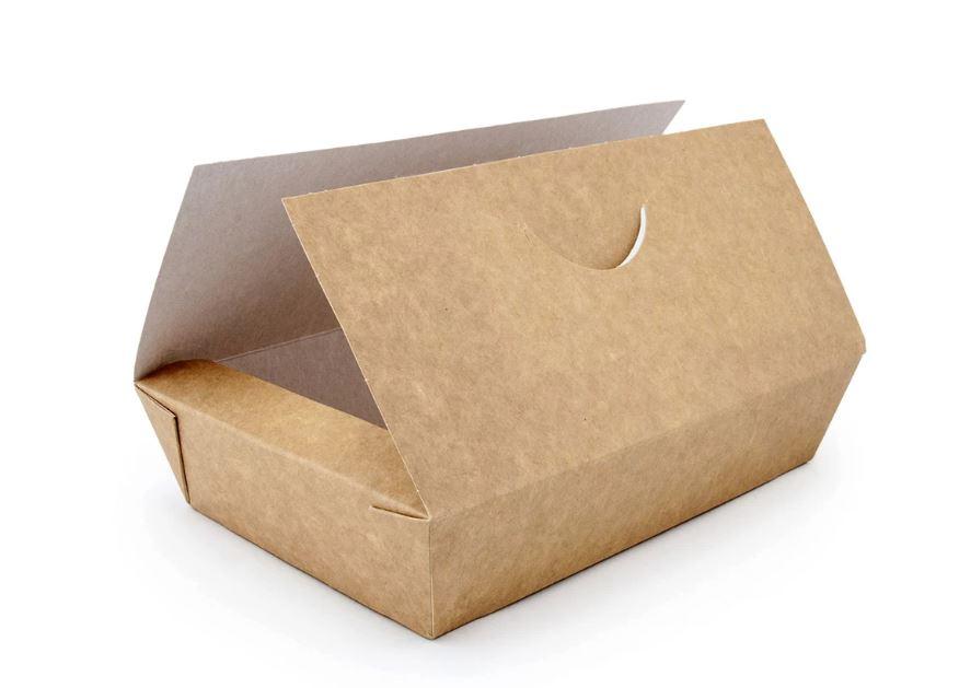 Ланчбокс Turkey крафт універсальний 18х11,5 см h4,3 см паперовий (013904/80/480), фото 1