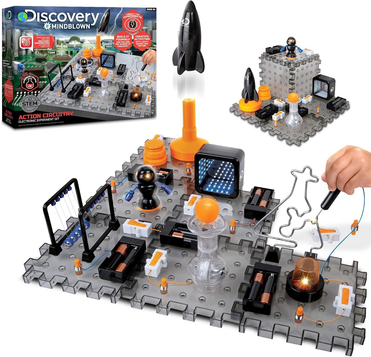 Discovery Kids STEM створення інженерних експериментів Toy Circuitry Action Experiment Science Kit Set, фото 1
