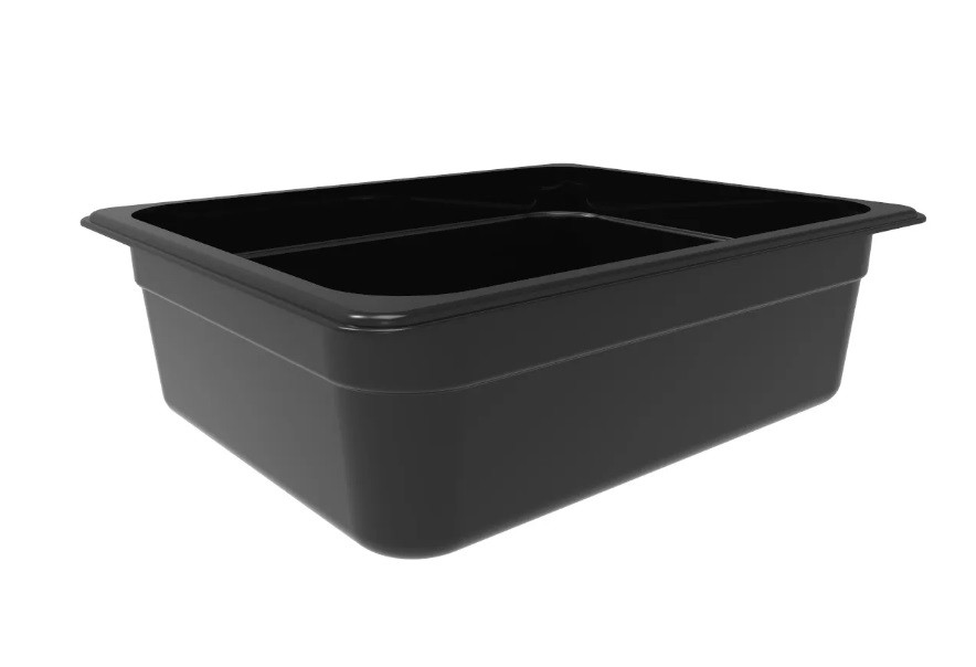 Гастроємність без ручок Larder чорна 1/2 32,5х26,5 см h10 см поліпропілен (401270/4), фото 1