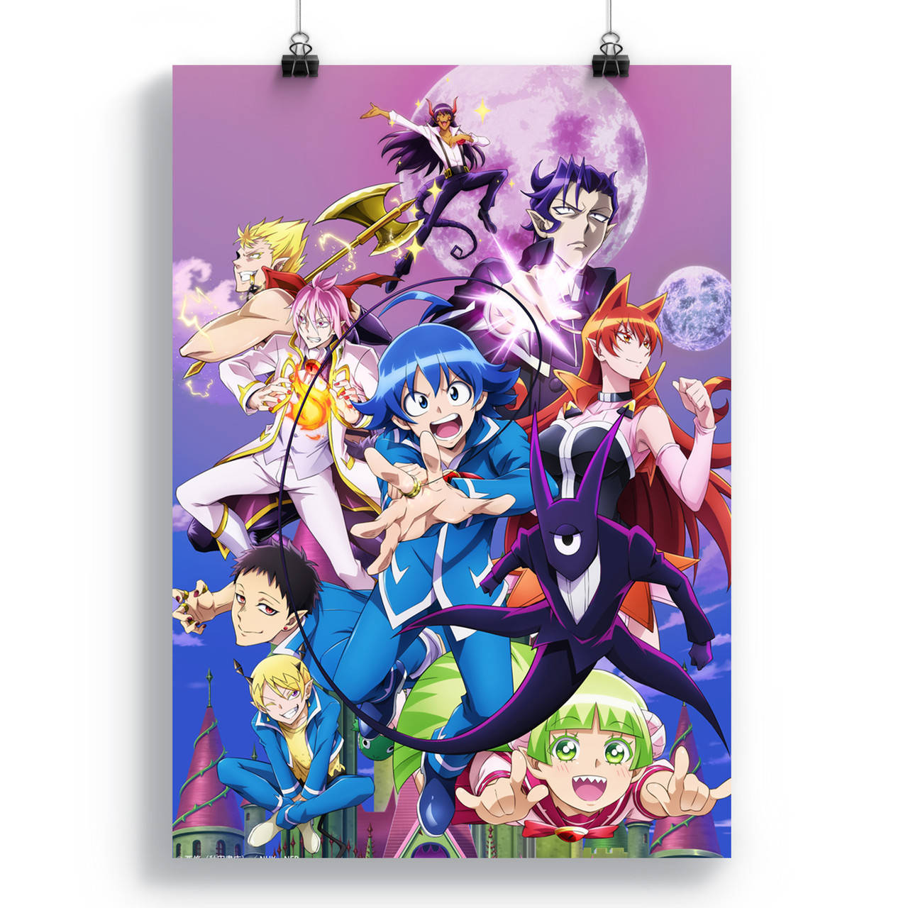 

Плакат Добро пожаловать в ад, Ирума! | Mairimashita! Iruma-kun 02