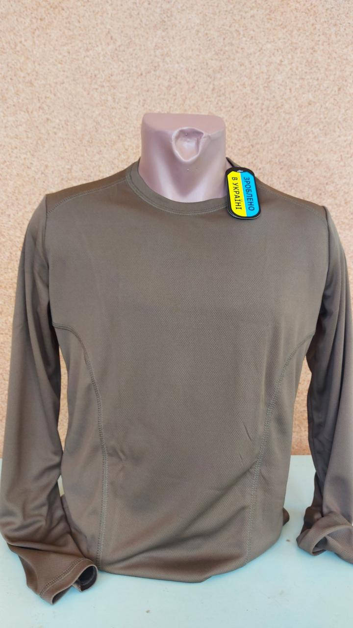 

Футболка длинный рукав CoolMax Олива XXL