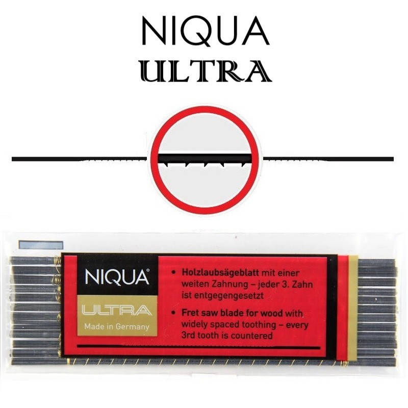

Пилки для лобзика Niqua Ultra N2/0, комплект 6 шт