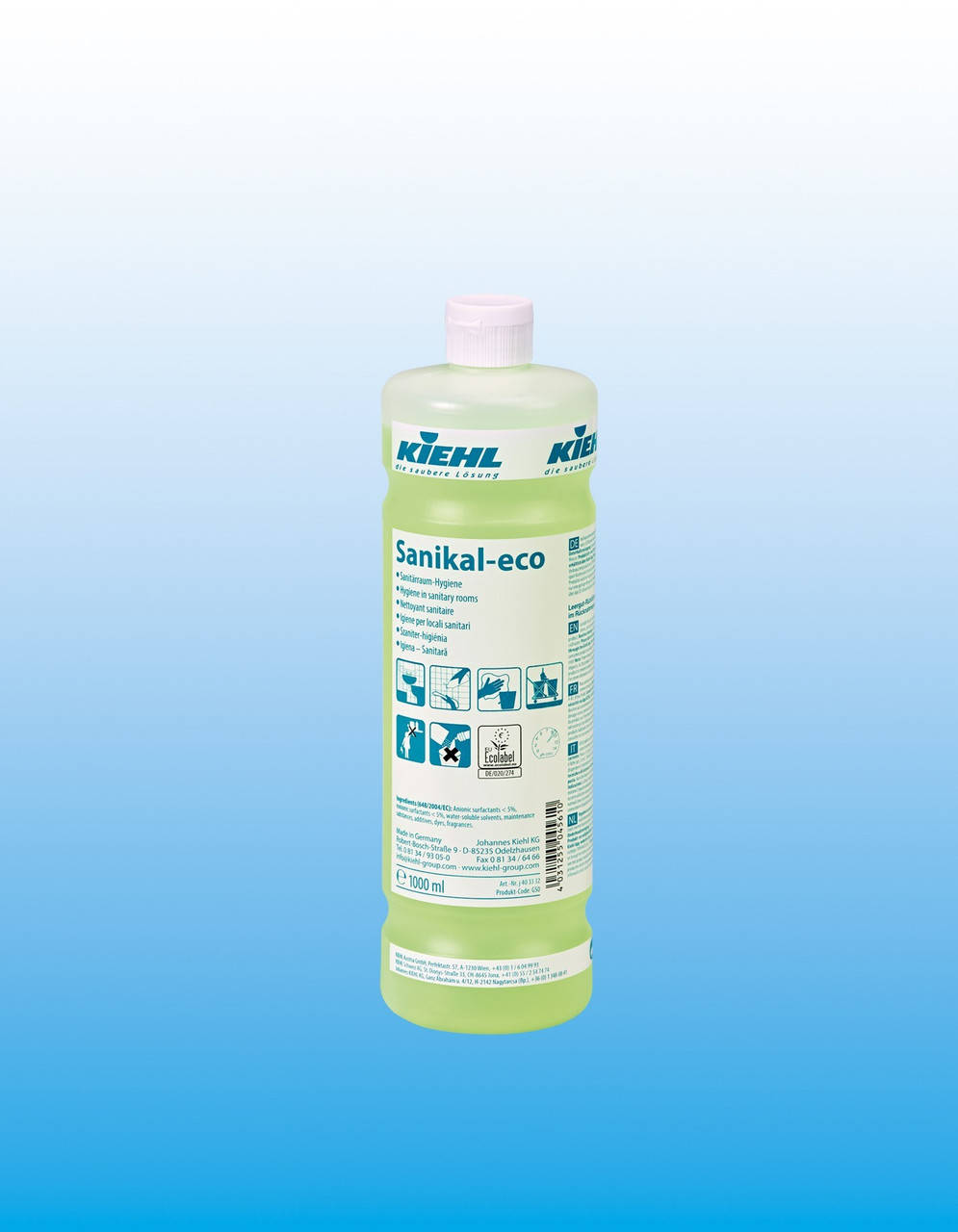 

Универсальное чистящее средство, Sanikal-eco , саникал эко, 1 л Kiehl
