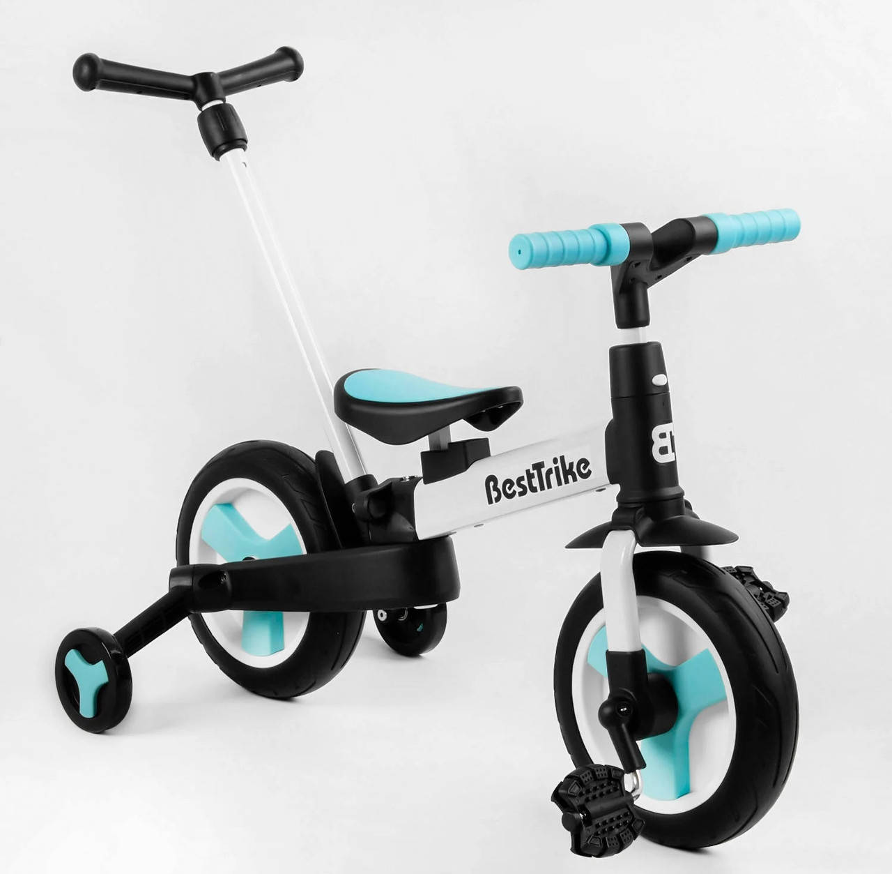 

Велосипед-трансформер Best Trike 56659 голубой 05225