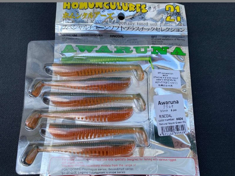 

Виброхвост Силикон Pontoon21 Awaruna 3.5