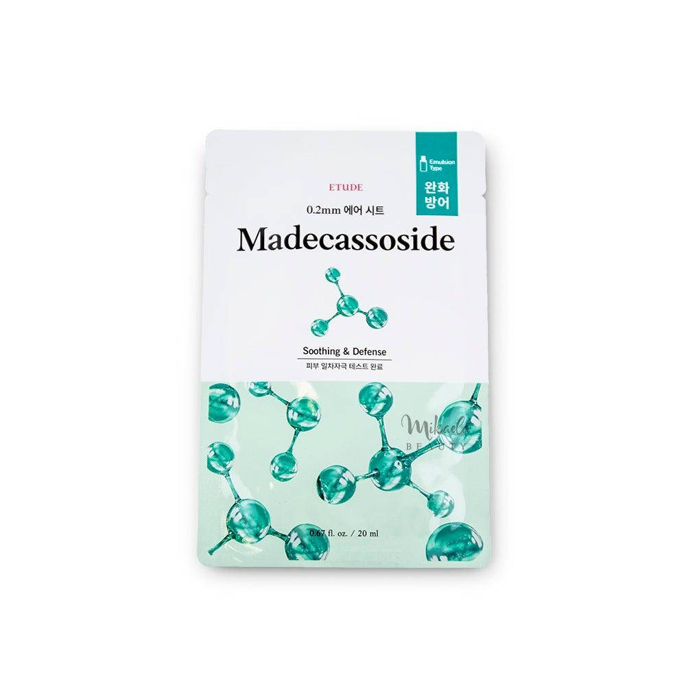 

Тканевая успокаивающая маска с мадекассосидом ETUDE HOUSE 0.2mm Therapy Air Mask Madecassoside 20 мл
