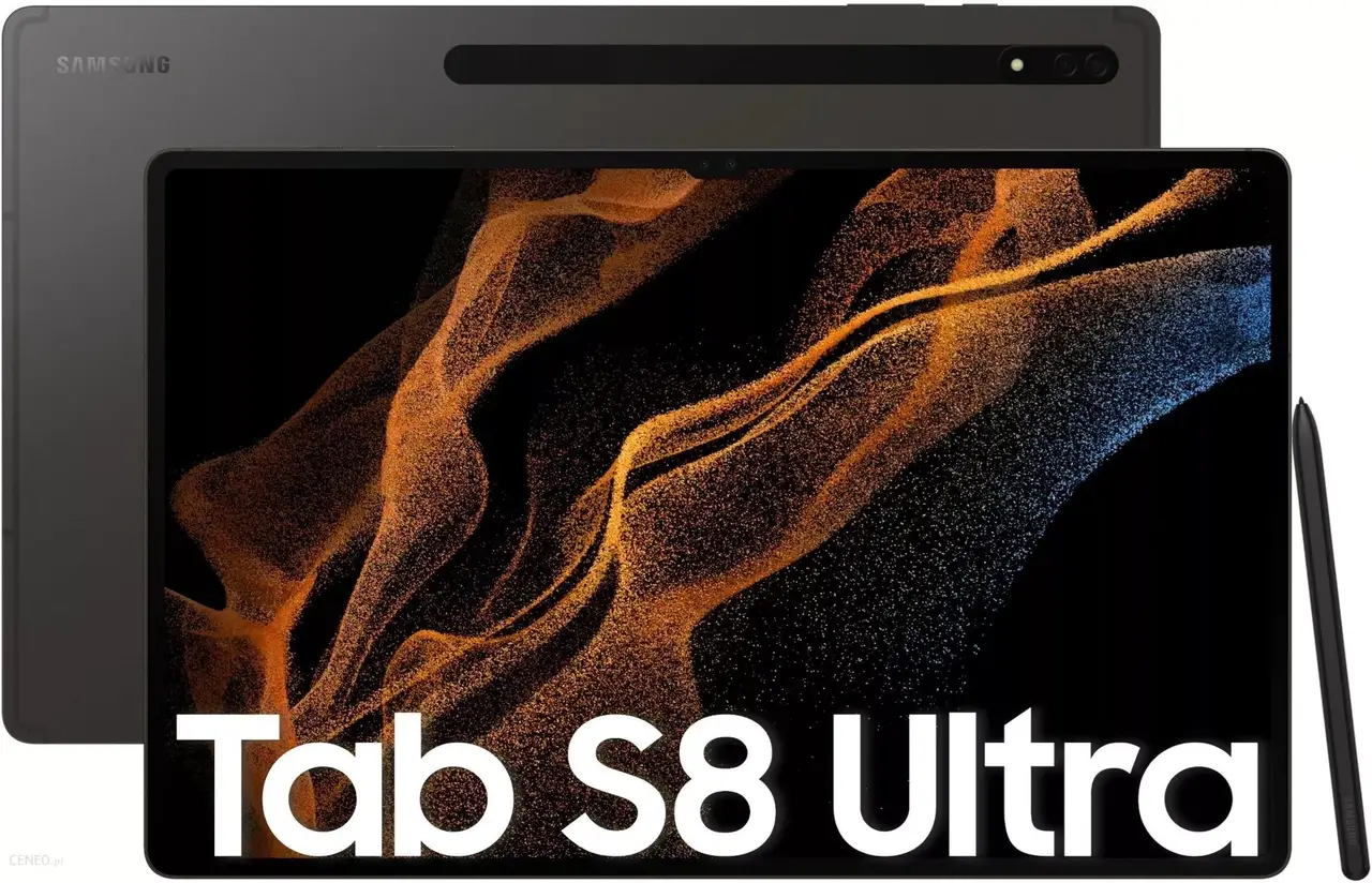 

Samsung Galaxy Tab S8 Ultra 5G 14.6" 12/256GB Grafitowy (SM-X906BZAEEUE)