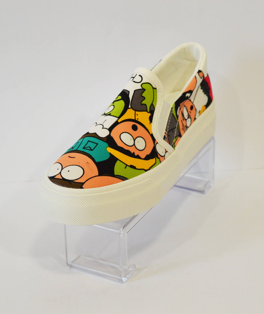 

Женские белые слипоны с принтом Prima 016 36 р 22,4 см