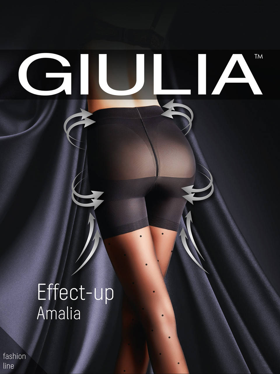 

Корректирующие женские колготки с рисунком "мелкий горошек" EFFECT UP AMALIA 40