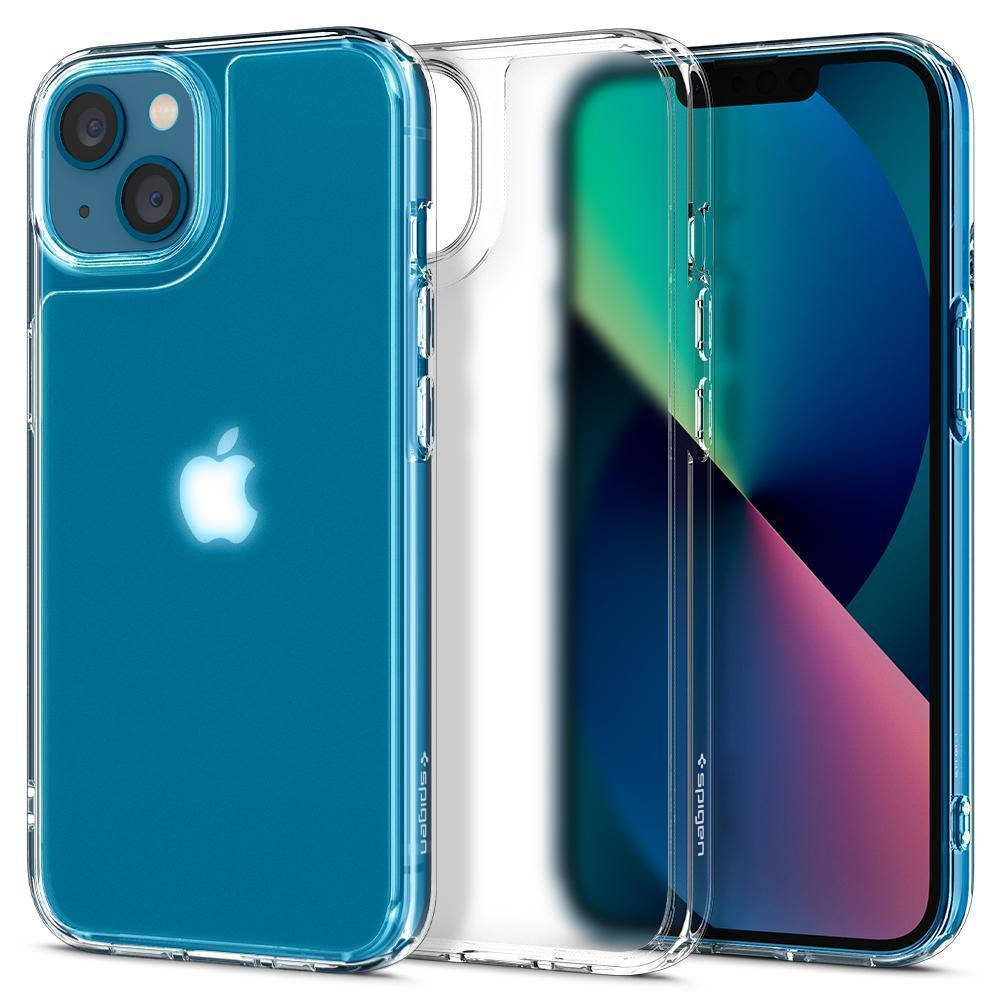 

Чехол Spigen Quartz Hybrid для iPhone 13 Matte Clear (ACS03533), Прозрачный
