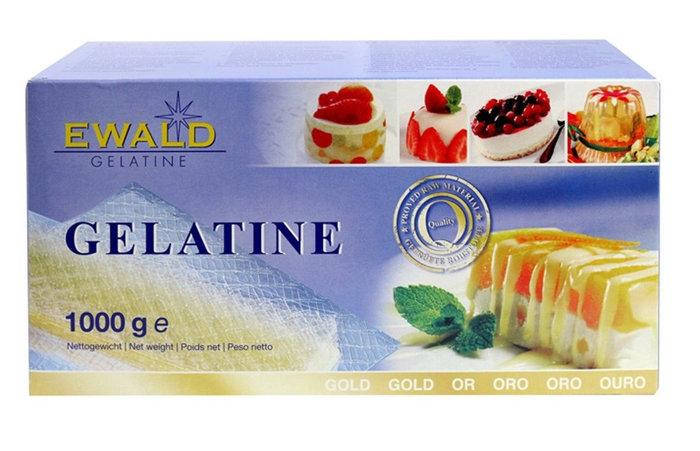 

Желатин листовий ТМ EWALD Gelatine GOLD 200 bloom 1 кг.