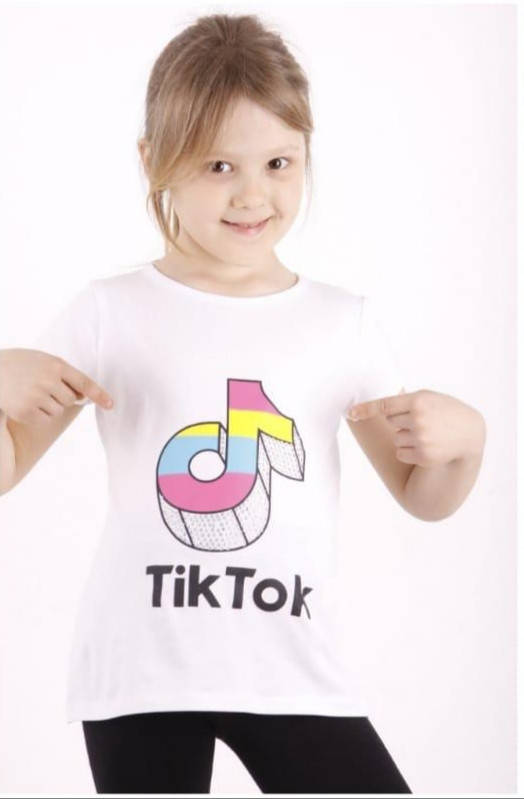 

Футболка Tik Tok для девочек,Артикул: 11065-молочный размеры [есть:12-13 лет,13-14 лет]