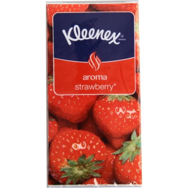 

Носовые платочки Kleenex клубника 10шт