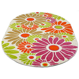 Килимок FULYA 8890a 0,8Х0,5 Кремовий овал