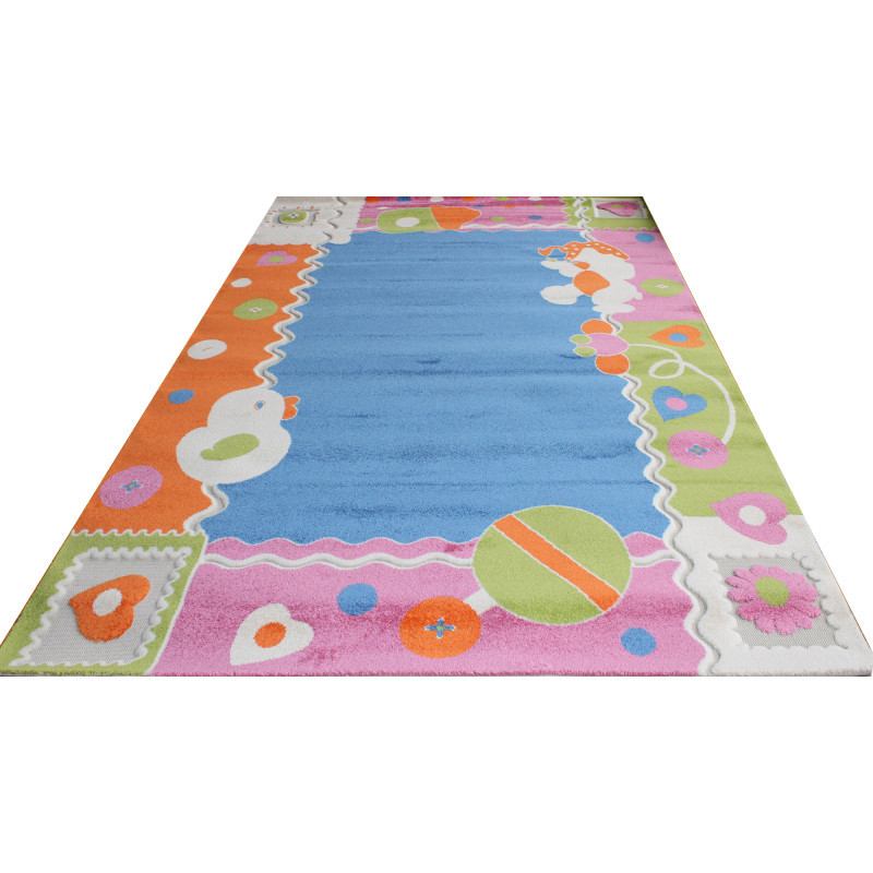 Килимок FULYA 8D25a 0,8Х1,5 Блакитний
