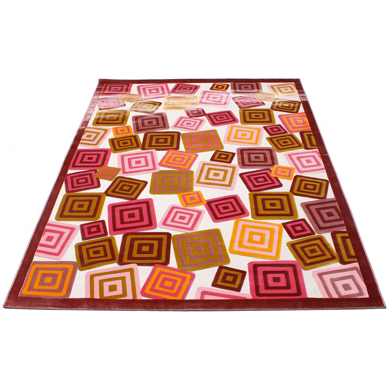 Килимок BONITA 3219 0,76Х1,5 Рожевий прямокутник, фото 1