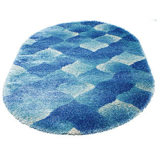 Килим BUTIK 0086 2Х2,9 Блакитний овал