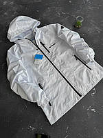 Мужская водоотталкивающая ветровка Columbia (Белая), демисезонная мужская куртка