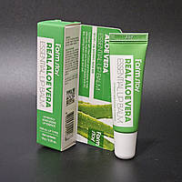 Зволожуючий бальзам для губ з алое FarmStay Real Aloe Vera Essential Lip Balm, 10 мл