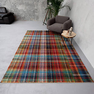 Килим RAINBOW 14 COLORS 4142b 1,6Х2,3 Чорний прямокутник