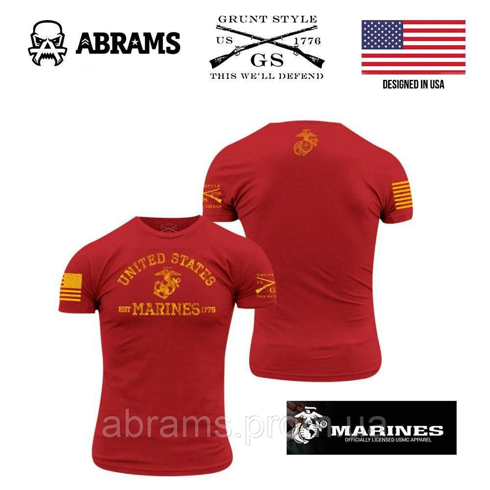 Футболка Grunt Style USMC - Est. 1775 | Red