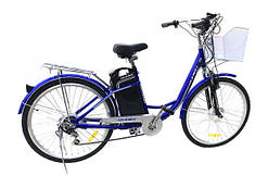 Електровелосипед KelbBike 26" 250 W+PAS Синій