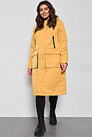 Куртка женская демисезонная желтого цвета р.S 175273P