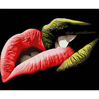Картина по номерам "Поцелуй" от LamaToys