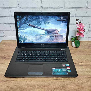 Б/в Ноутбук ASUS X72J 17.3" 1600x900| Core i3-370M| 8 GB RAM| 120 GB SSD|, фото 1